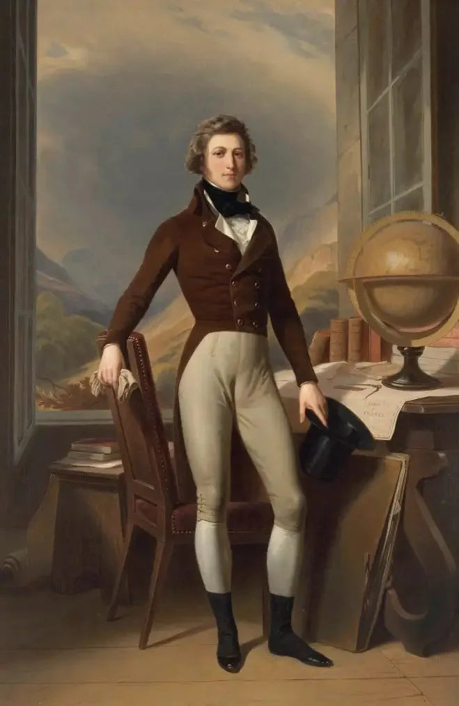 Portrait de Louis-Philippe d'Orléans, duc de Chartres, (futur roi Louis-Philippe) à Reichenau - Franz Xaver Winterhalter
