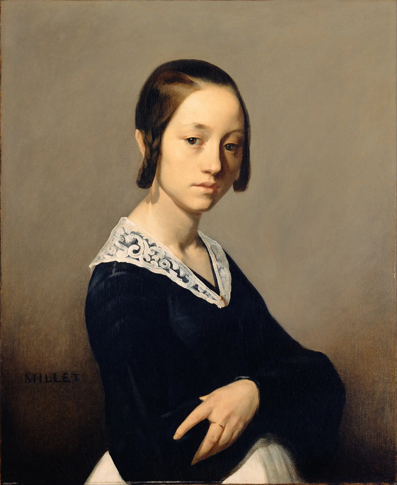 Portret van Louise-Antoinette Feuardent - Jean-François Millet