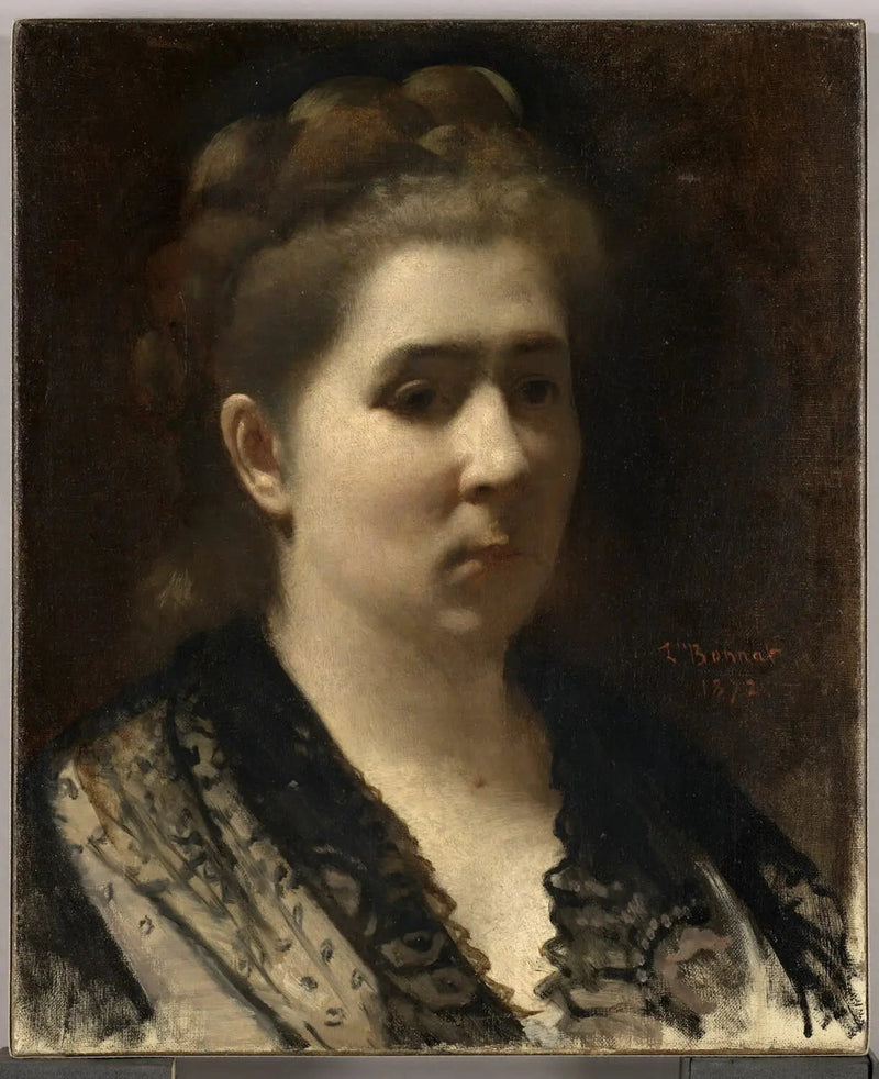 Portret van Louise Lienhard. - Léon Bonnat