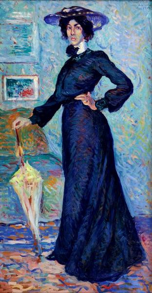 Portret van Lucie Cousturier - Maximilien Luce