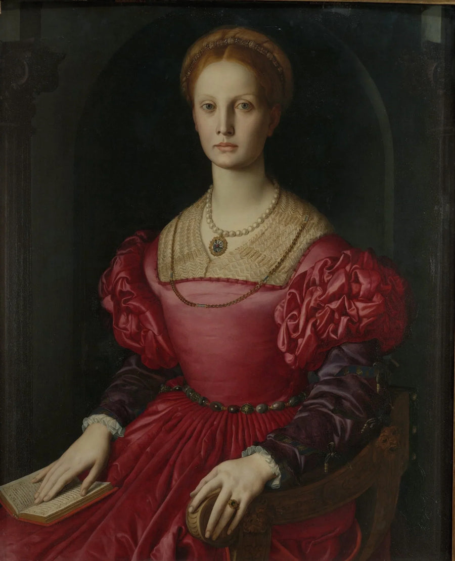 Portret van Lucrèce Panciatichi - Bronzino
