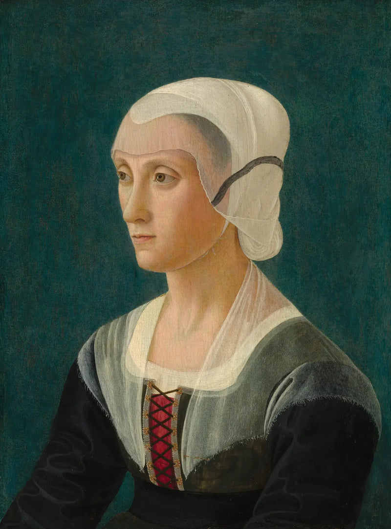 Portret van Lucrezia Tornabuoni - Domenico Ghirlandaio