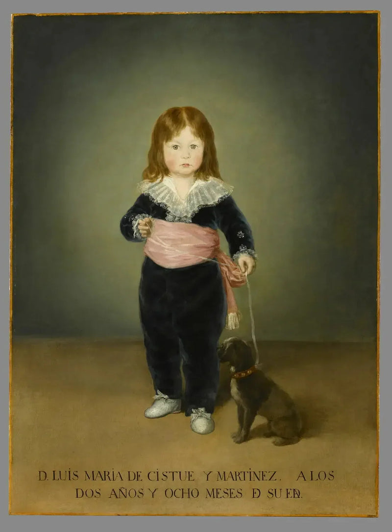 Portret van Luis María de Cistué Martínez - Francisco de Goya