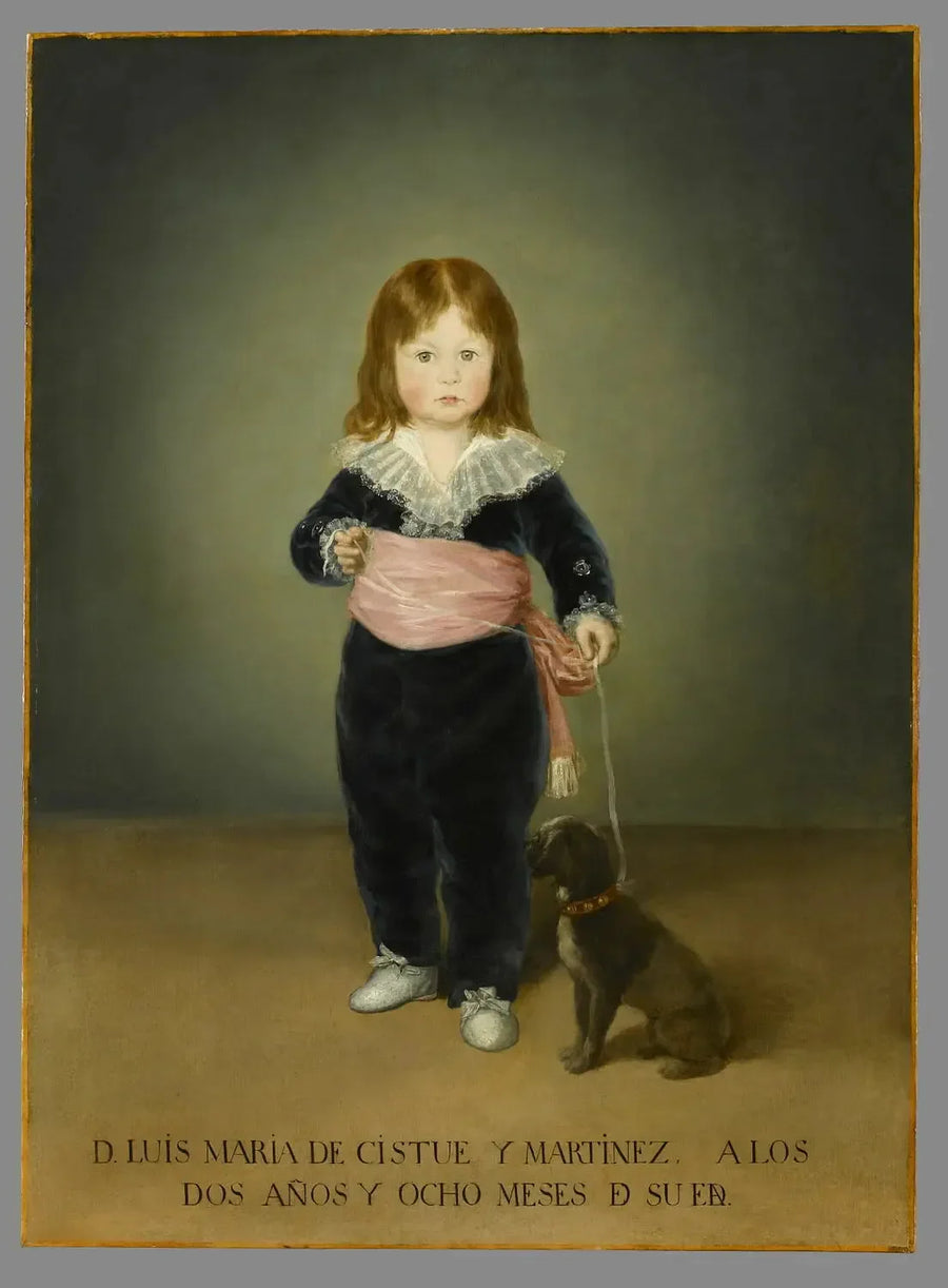 Portret van Luis María de Cistué Martínez - Francisco de Goya