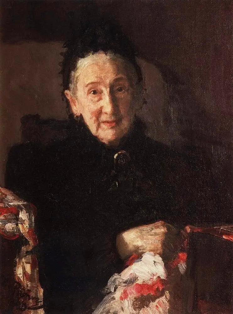 Portret van Lyudmila Chestakova - Ilya Repin