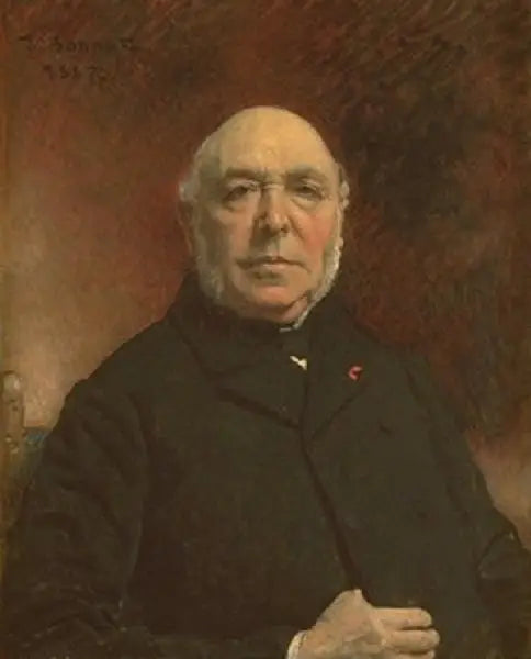 Portret van de heer Delarue, architect - Léon Bonnat