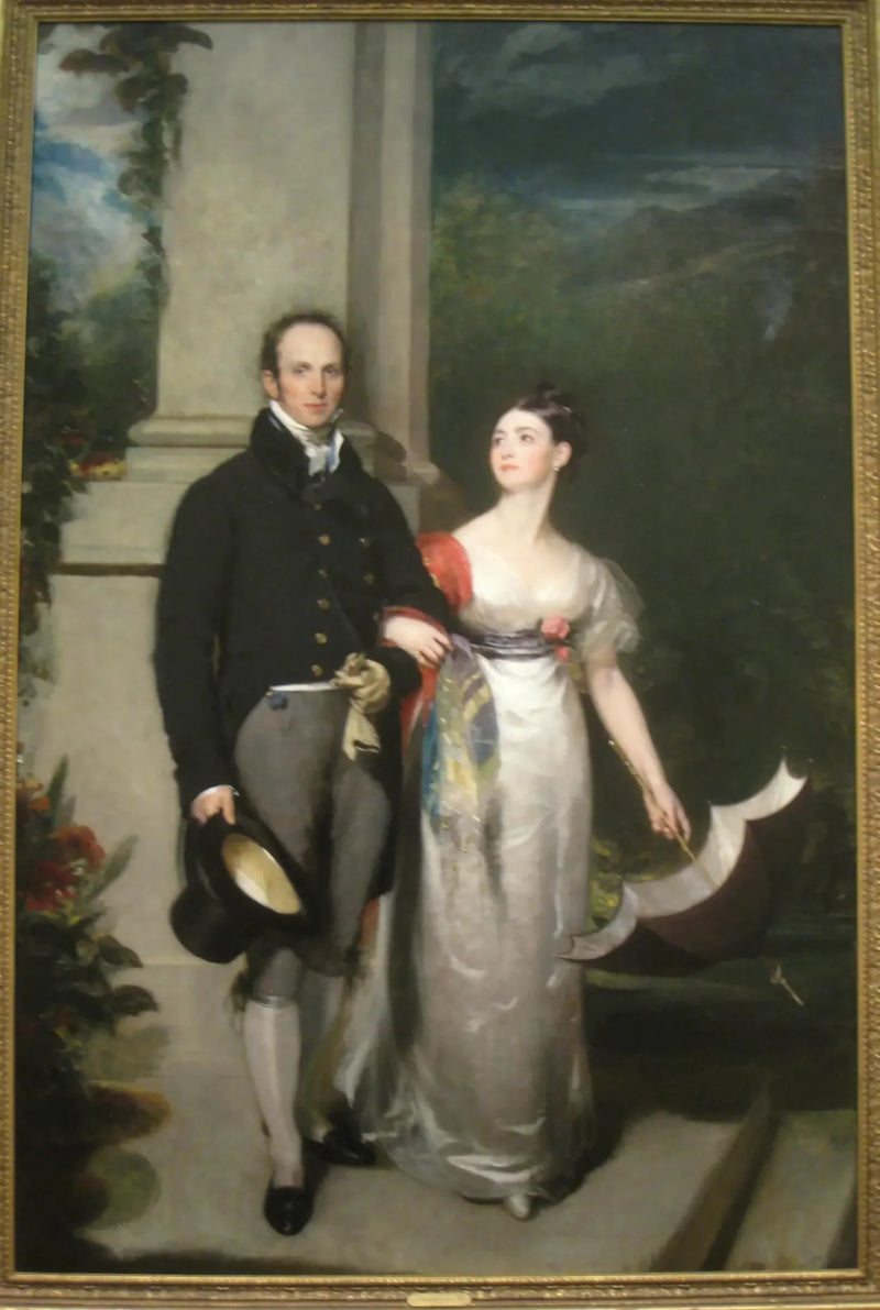 Portret van de heer en mevrouw James Dunlop - Thomas Lawrence