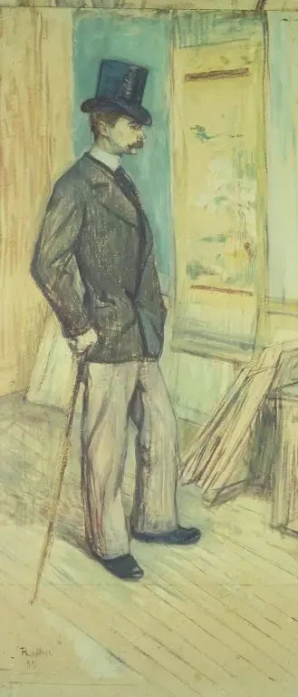 Portret van de heer Paul Sescau (Portret van de heer Paul Sescau) - Henri de Toulouse-Lautrec
