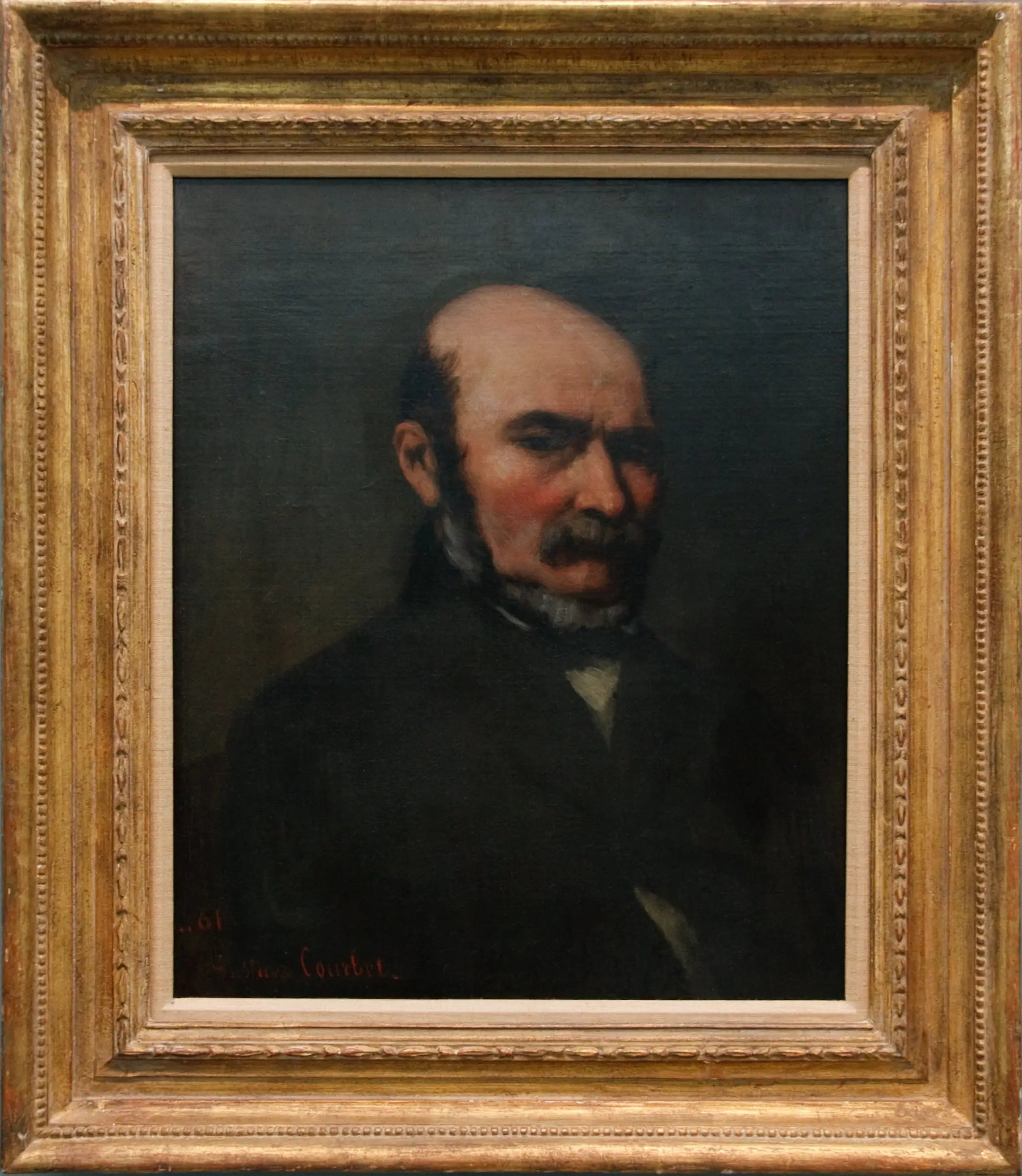 Portrait de M. Usquin - Gustave Courbet image 1 copie de tableau peinte à la main