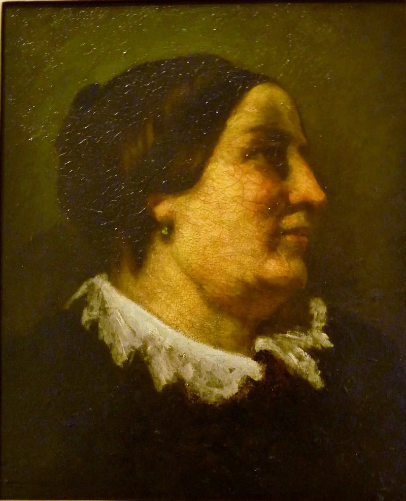 Portret van Madame Andler - Gustave Courbet