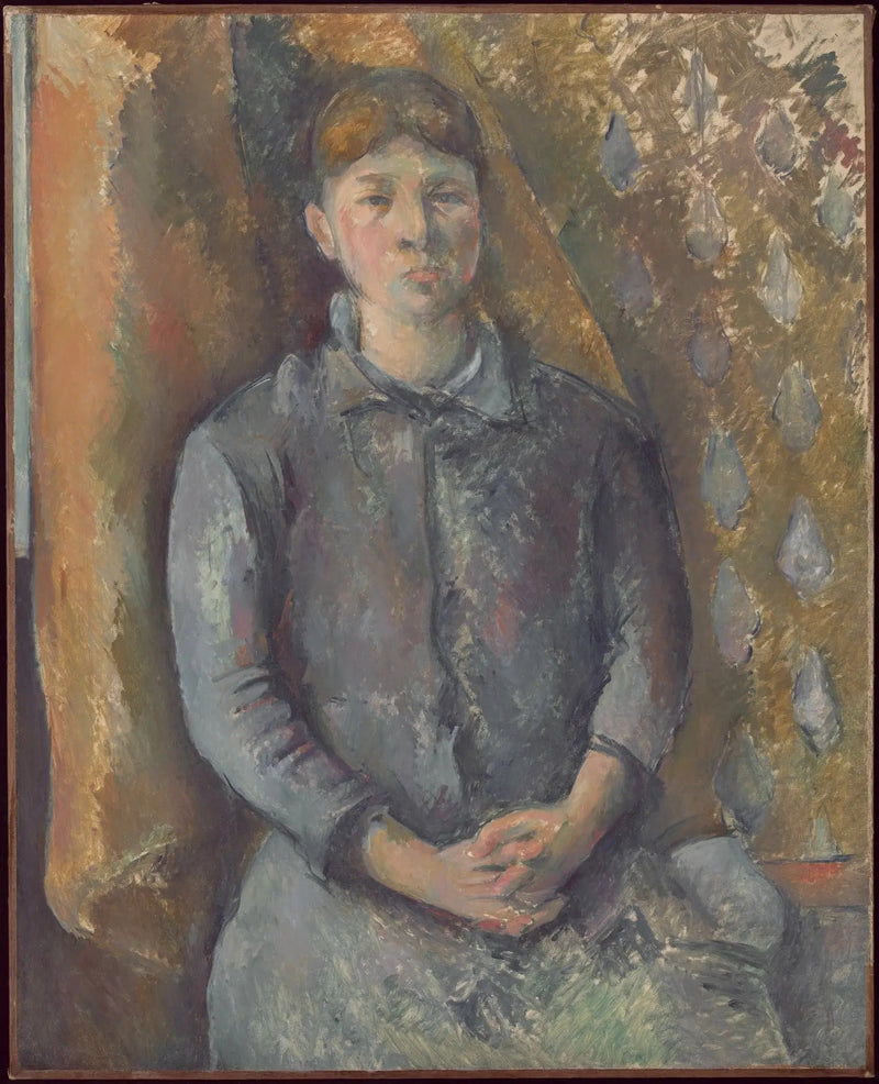 Portret van mevrouw Cézanne - Paul Cézanne