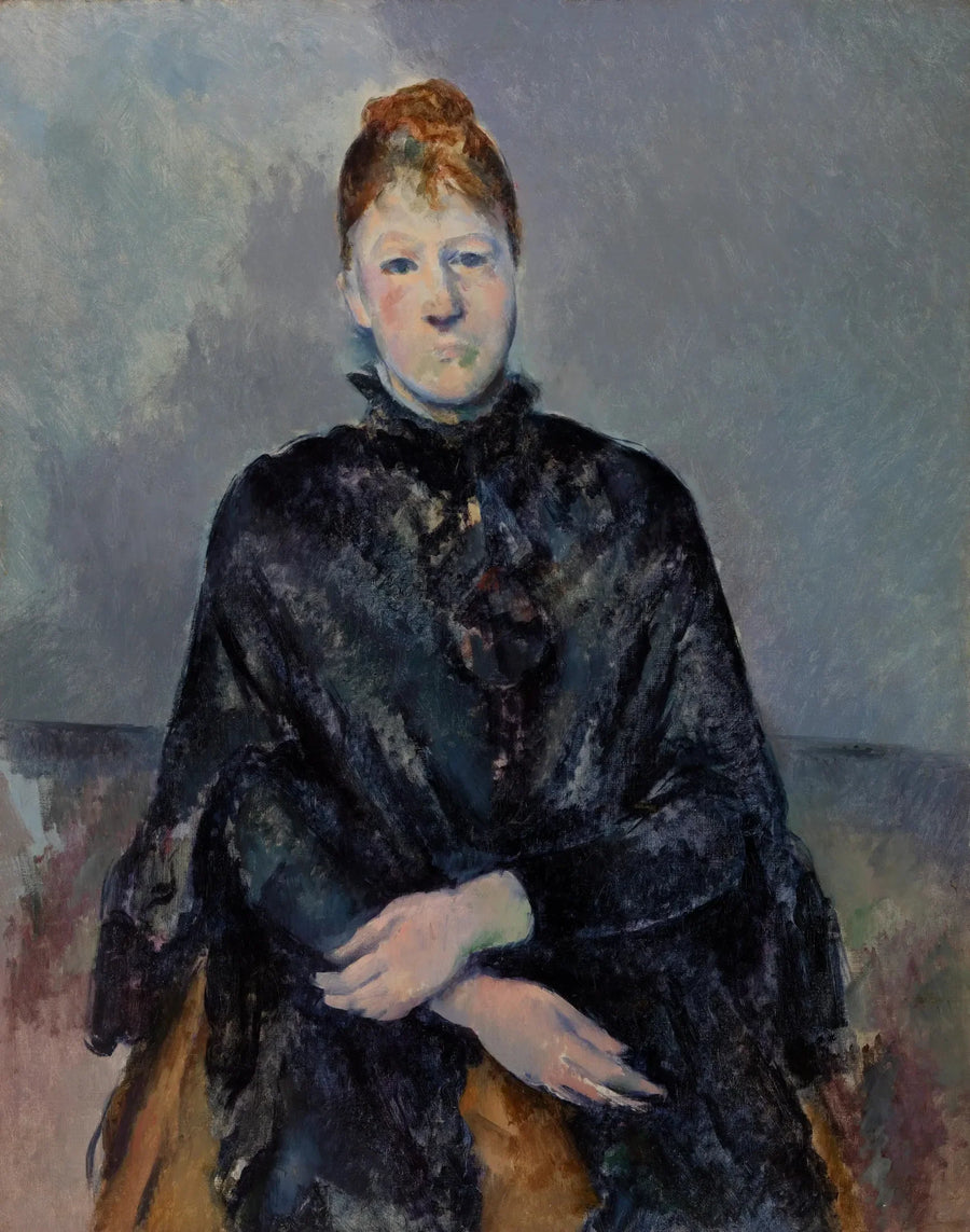 Portret van Madame Cézanne - Paul Cézanne