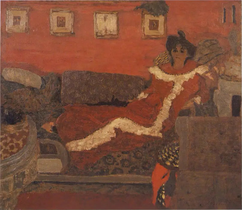Portrait de Madame Delierre - Édouard Vuillard image 1 reproduction artisanale de tableau