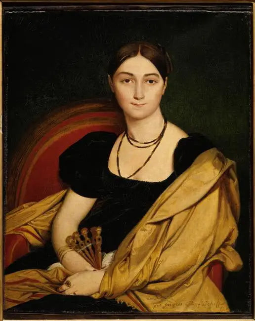Portret van Madame Devauçay - Jean-Auguste-Dominique Ingres