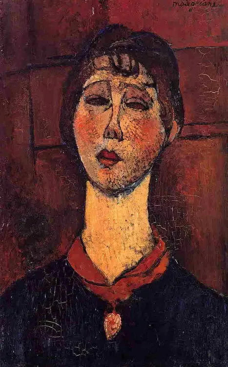 Portret van Mevrouw Dorival - Amedeo Modigliani