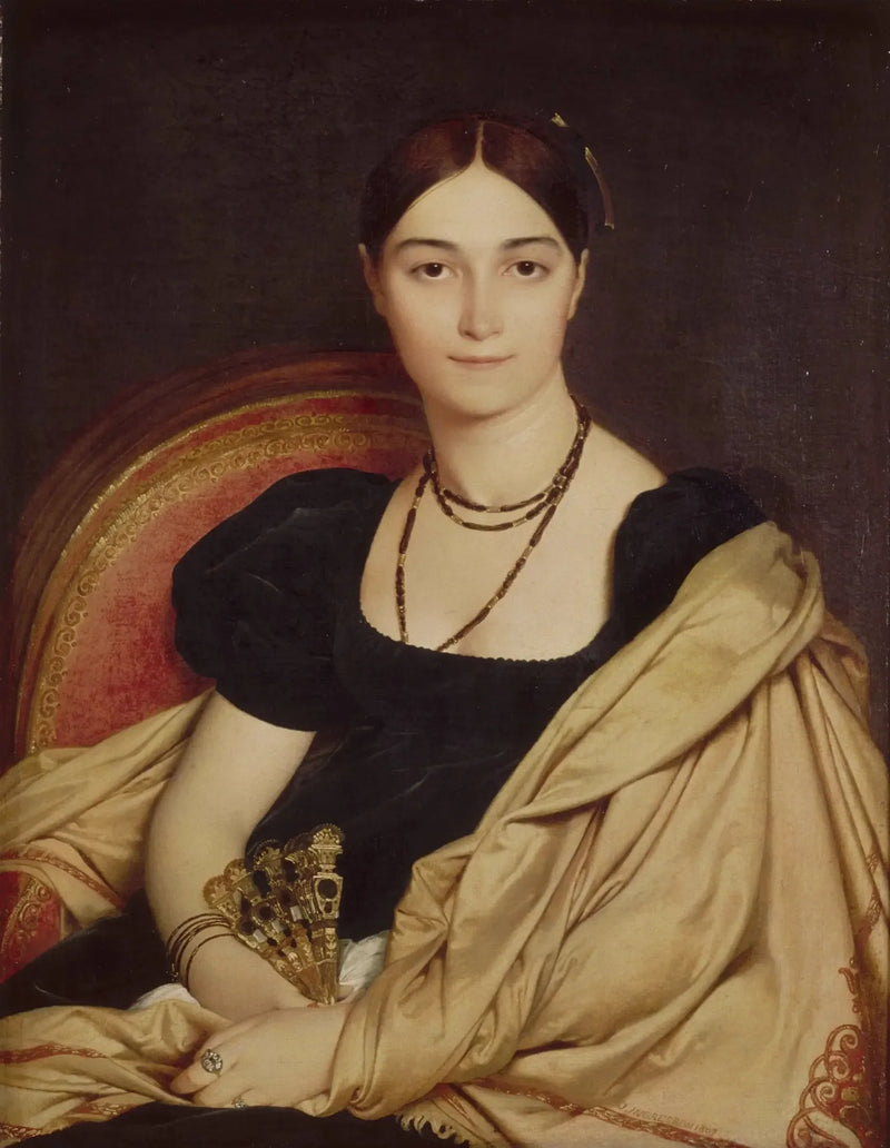Portret van Madame Duvaucey - Jean-Auguste-Dominique Ingres