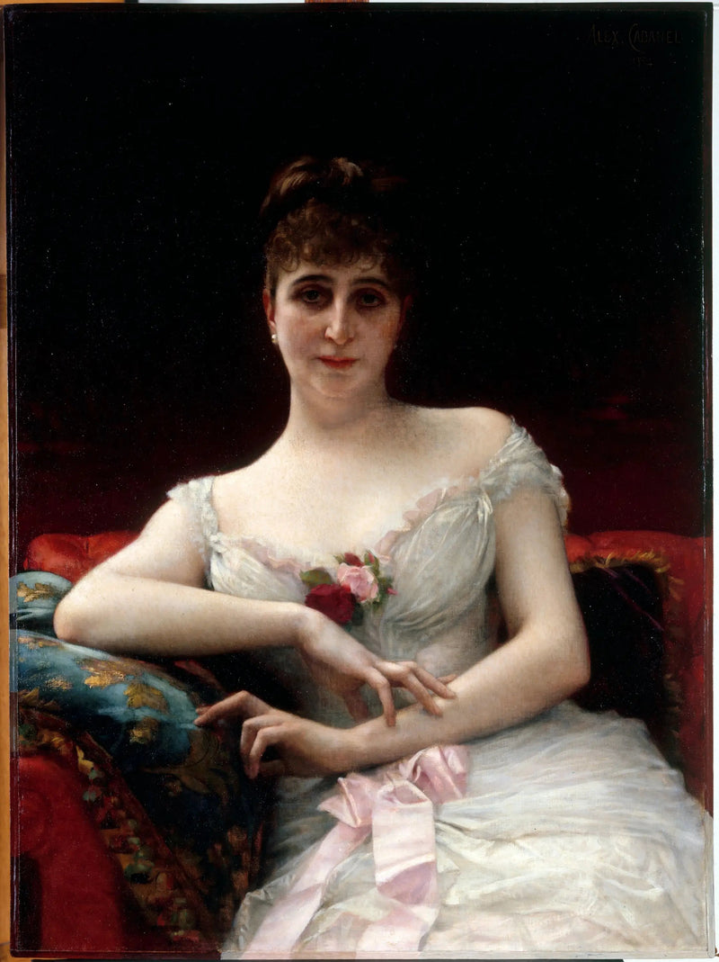 Portret van Madame Edouard Hervé - Alexandre Cabanel

Source:
Portrait de Madame Edouard Hervé - Alexandre Cabanel