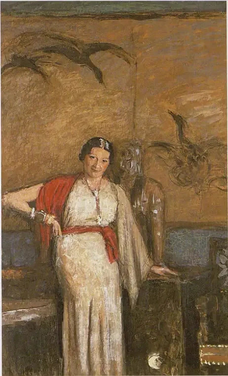 Portret van Madame Eugène Freyssinet - Édouard Vuillard
