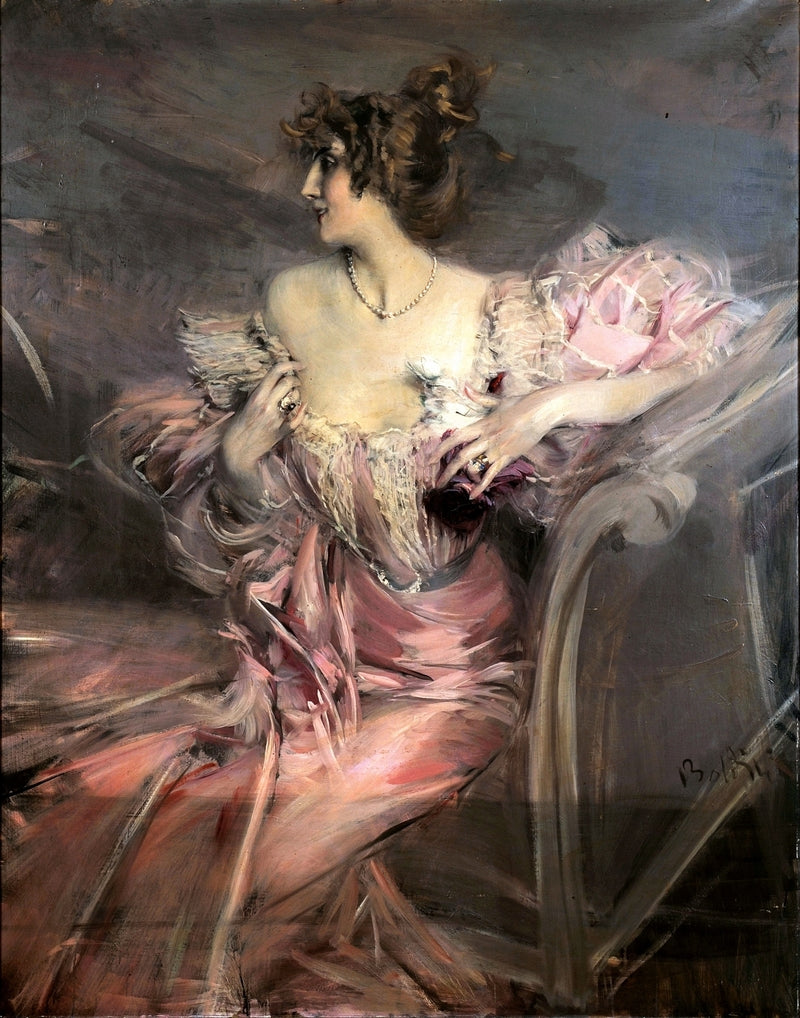 Portret van Madame de Florian - Giovanni Boldini