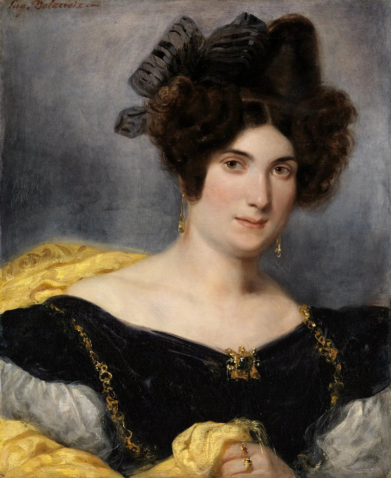 Portret van Mevrouw François Simon - Eugène Delacroix