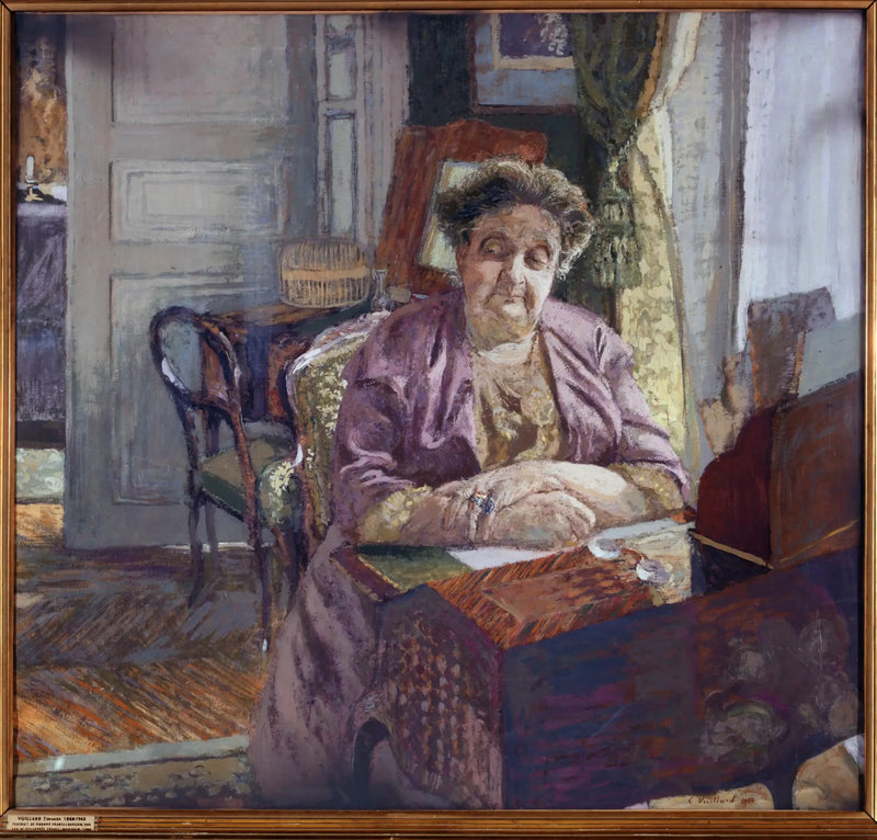 Portret van Madame Frantz Jourdain - Édouard Vuillard