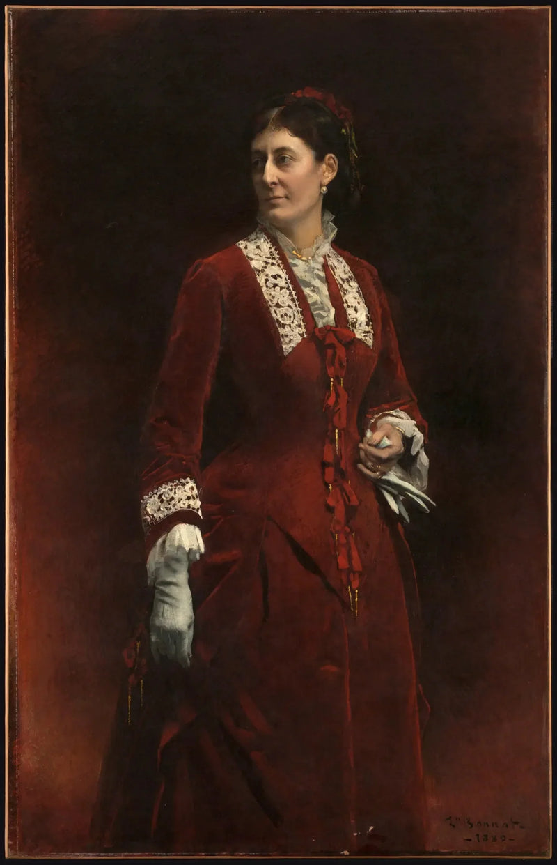Portret van Madame Georges Ehrler - Léon Bonnat