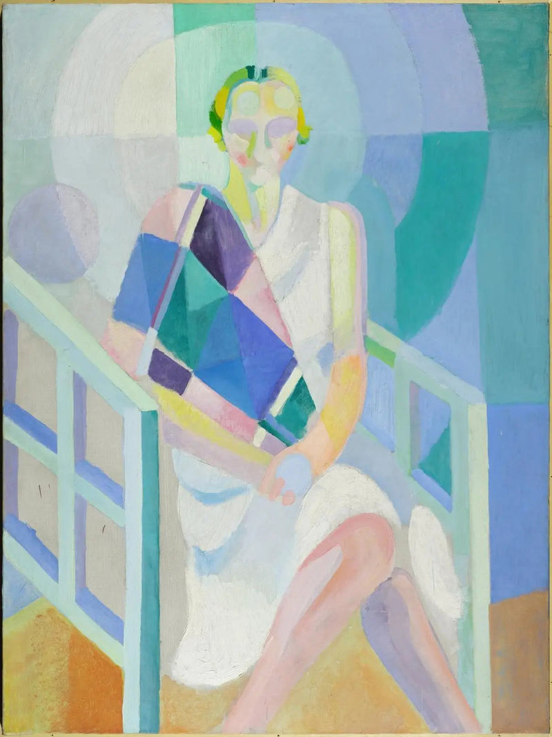 Portret van Mevrouw Heim - Robert Delaunay