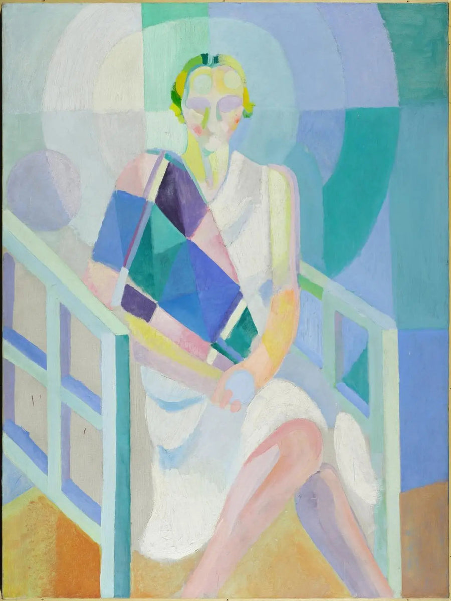 Portret van Mevrouw Heim - Robert Delaunay