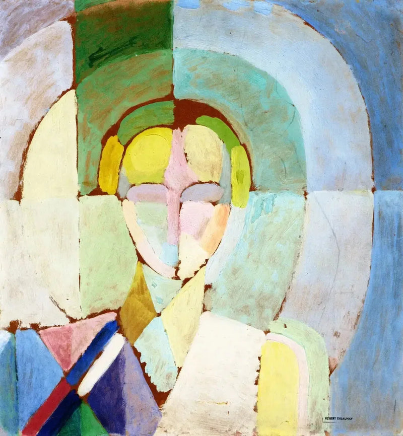 Portret van Mevrouw Heim - Robert Delaunay