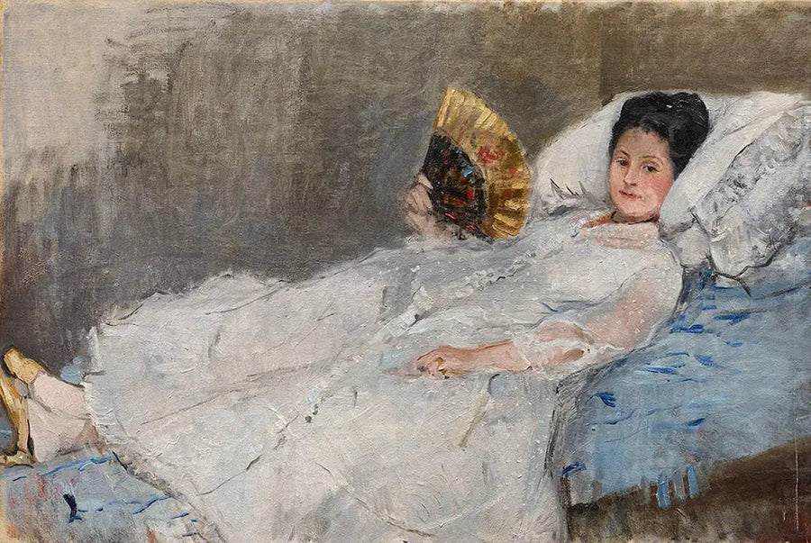 Portret van Mevrouw Hubbard - Berthe Morisot