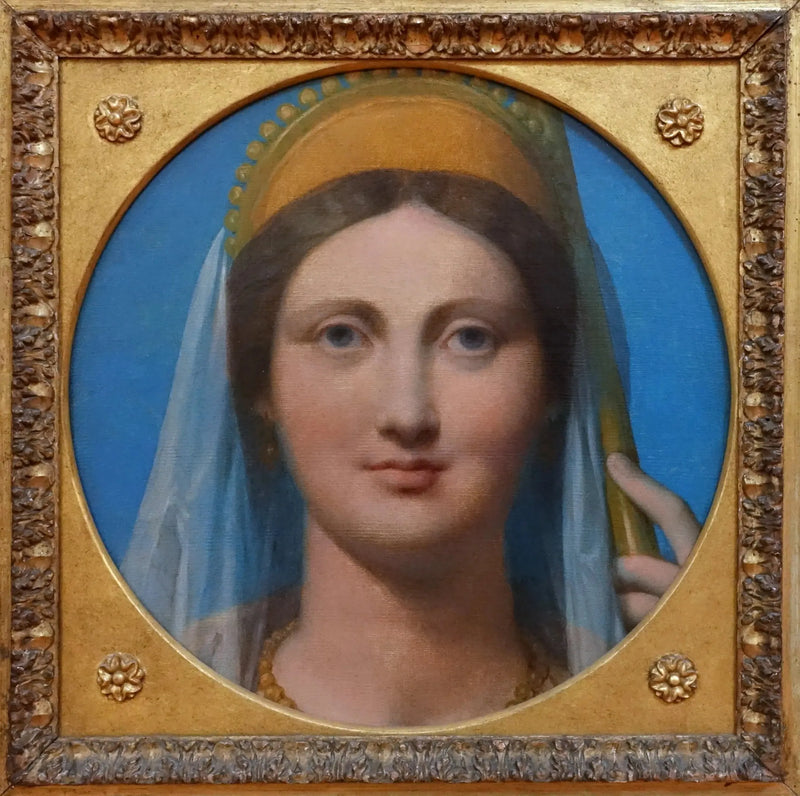 Portret van Madame Jacques Ignace Hittorf en Juno - Jean-Auguste-Dominique Ingres