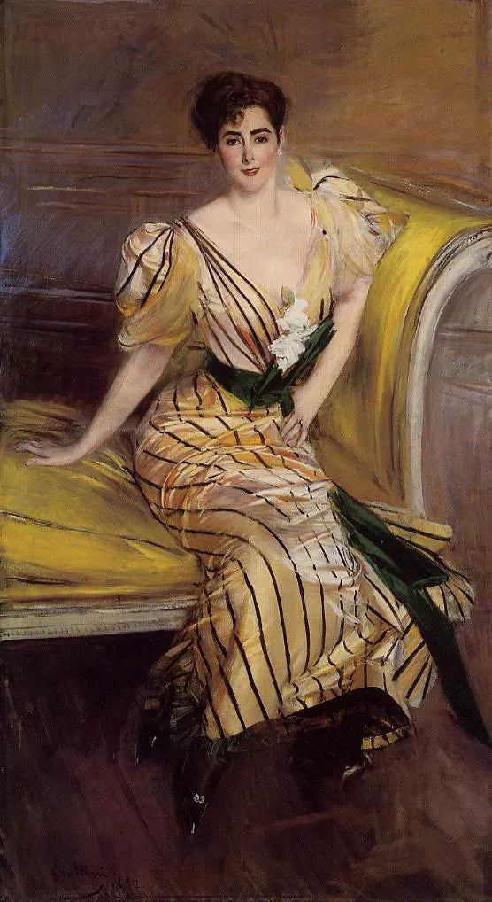 Portret van mevrouw Joséphine Alvear de Errazuriz - Giovanni Boldini