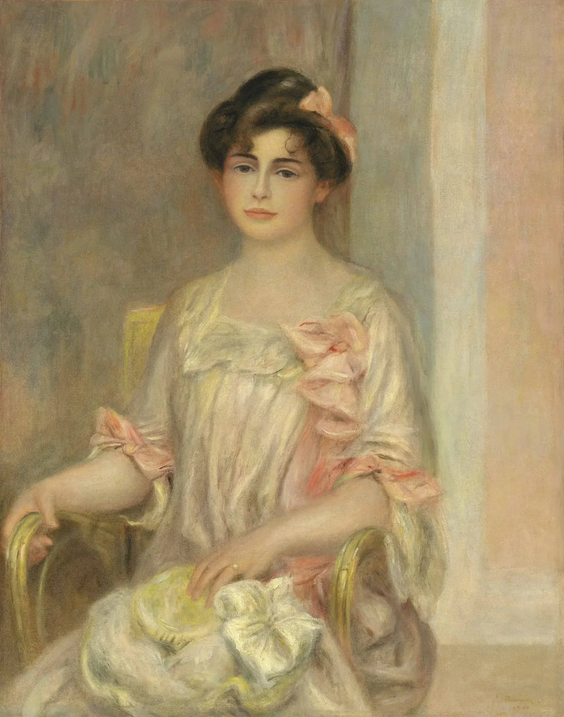 Portret van Mevrouw Josse Bernheim-Dauberville - Pierre-Auguste Renoir