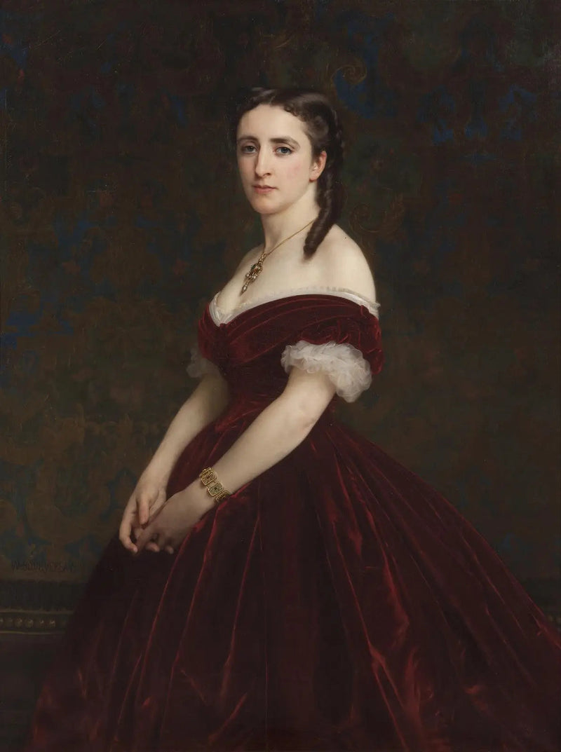 Portret van mevrouw de burggraaf van Chabrol - Bouguereau