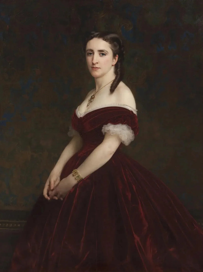Portret van mevrouw de burggraaf van Chabrol - Bouguereau
