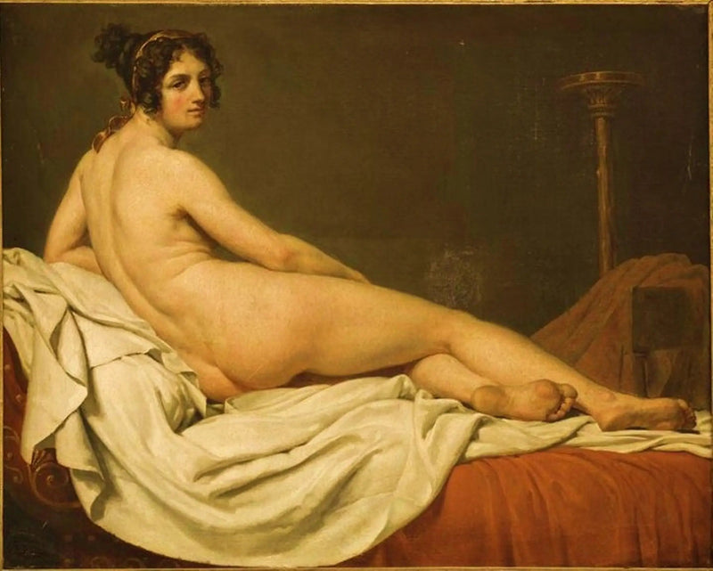 Portret van Madame Récamier - Jacques-Louis David