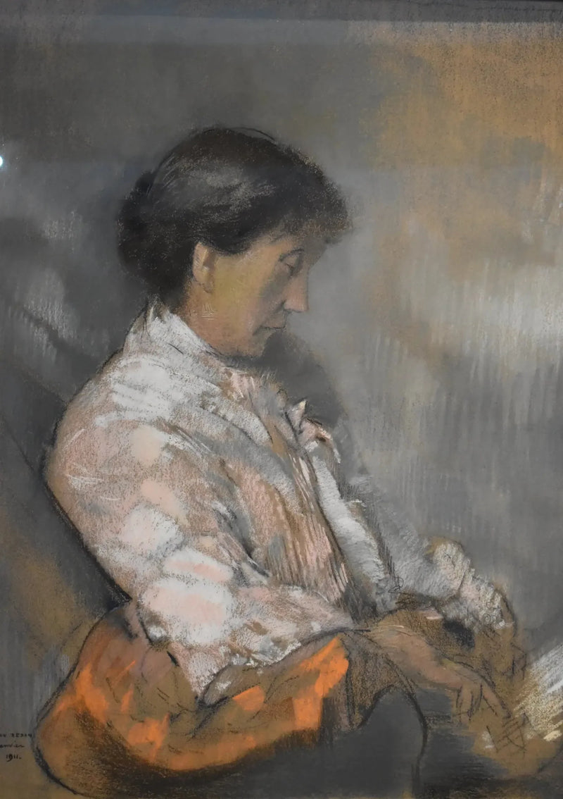Portret van Madame Redon - Odilon Redon