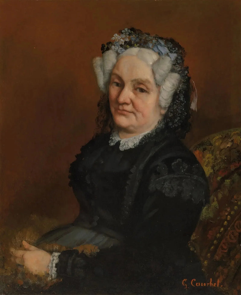 Portret van Madame Sophie Loiseau - Gustave Courbet