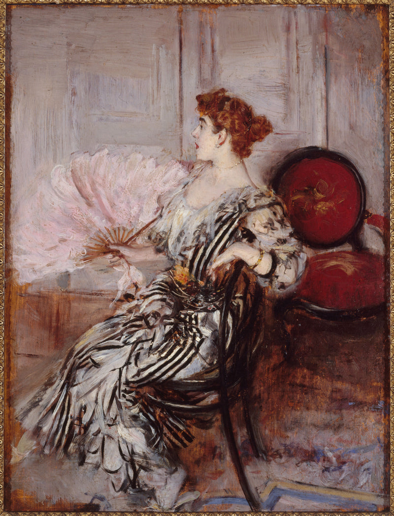 Portret van Madame Torri, danseres aan de Opera - Giovanni Boldini