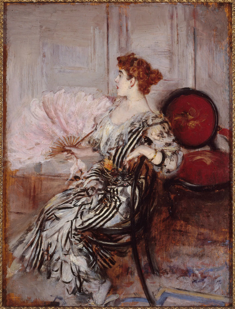 Portret van Madame Torri, danseres aan de Opera - Giovanni Boldini
