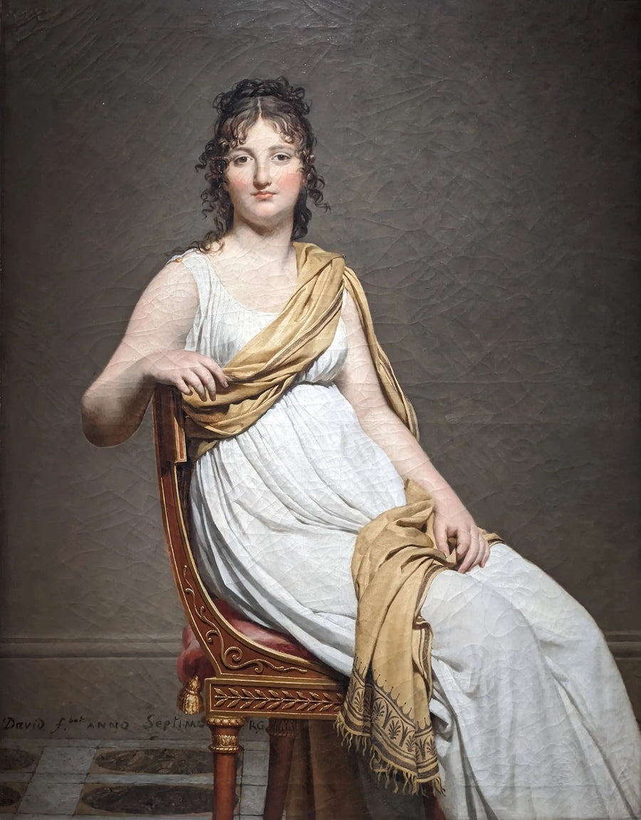 Portret van Mevrouw de Verninac - Jacques-Louis David
