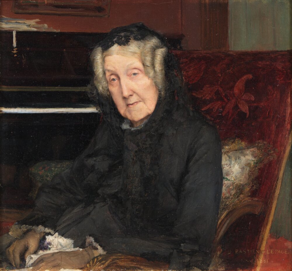 Portrait de Madame Waskiewicz - Jules Bastien-Lepage image 1 reproduction d’œuvre d’art à l’huile