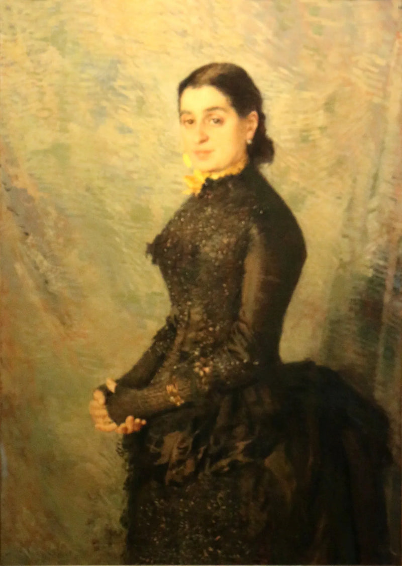 Portret van mevrouw Wiener - Théophile van Rysselberghe