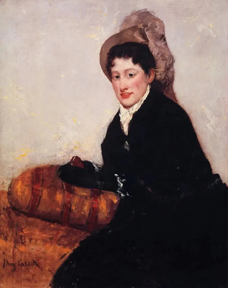 Portret van Mevrouw X gekleed voor de ochtend - Mary Cassatt