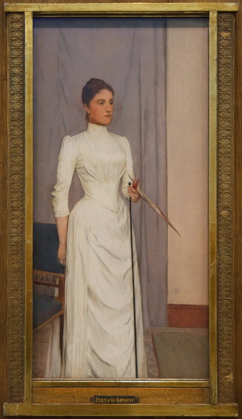 Portret van Madeleine Mabille - Fernand Khnopff