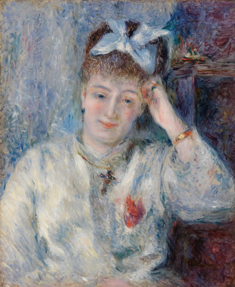 Portret van Mevrouw Marie Murer (Portret van Mevrouw Marie Murer) - Pierre-Auguste Renoir