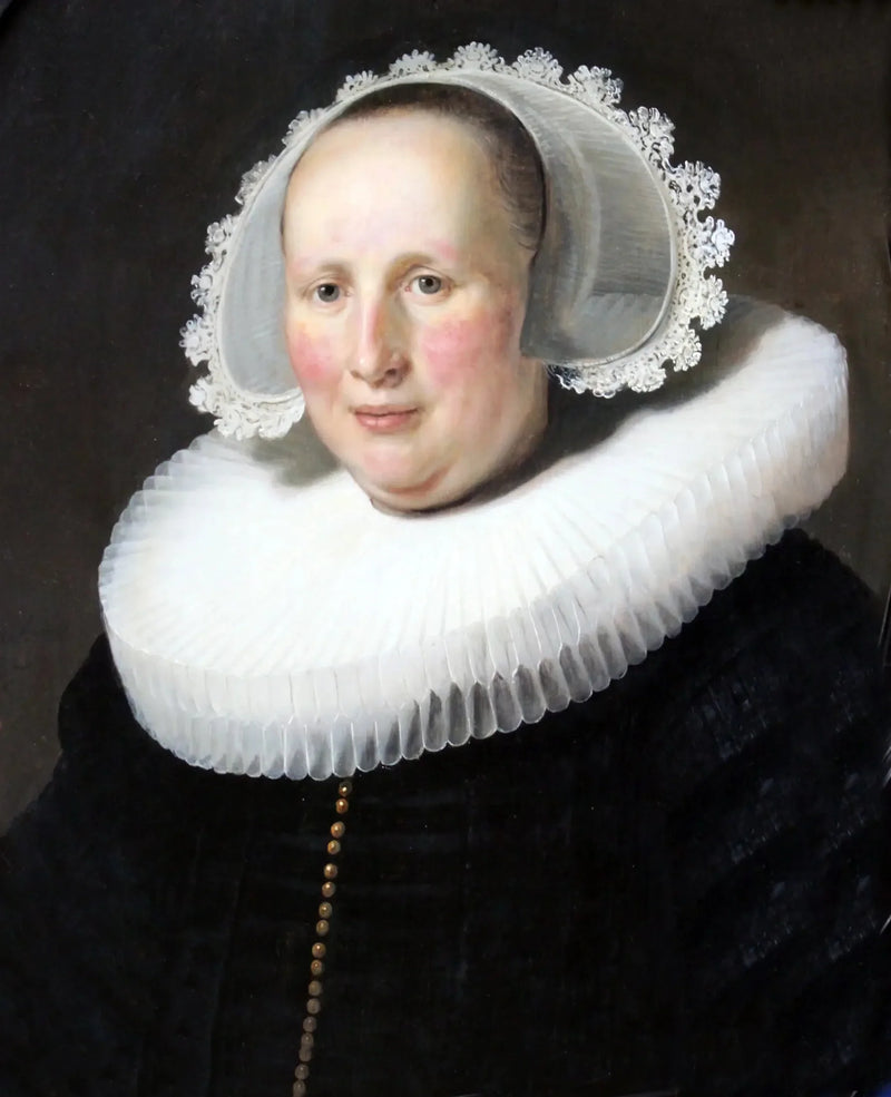 Portret van Maertgen van Bilderbeecq, echtgenote van Willem Burggraeff - Rembrandt