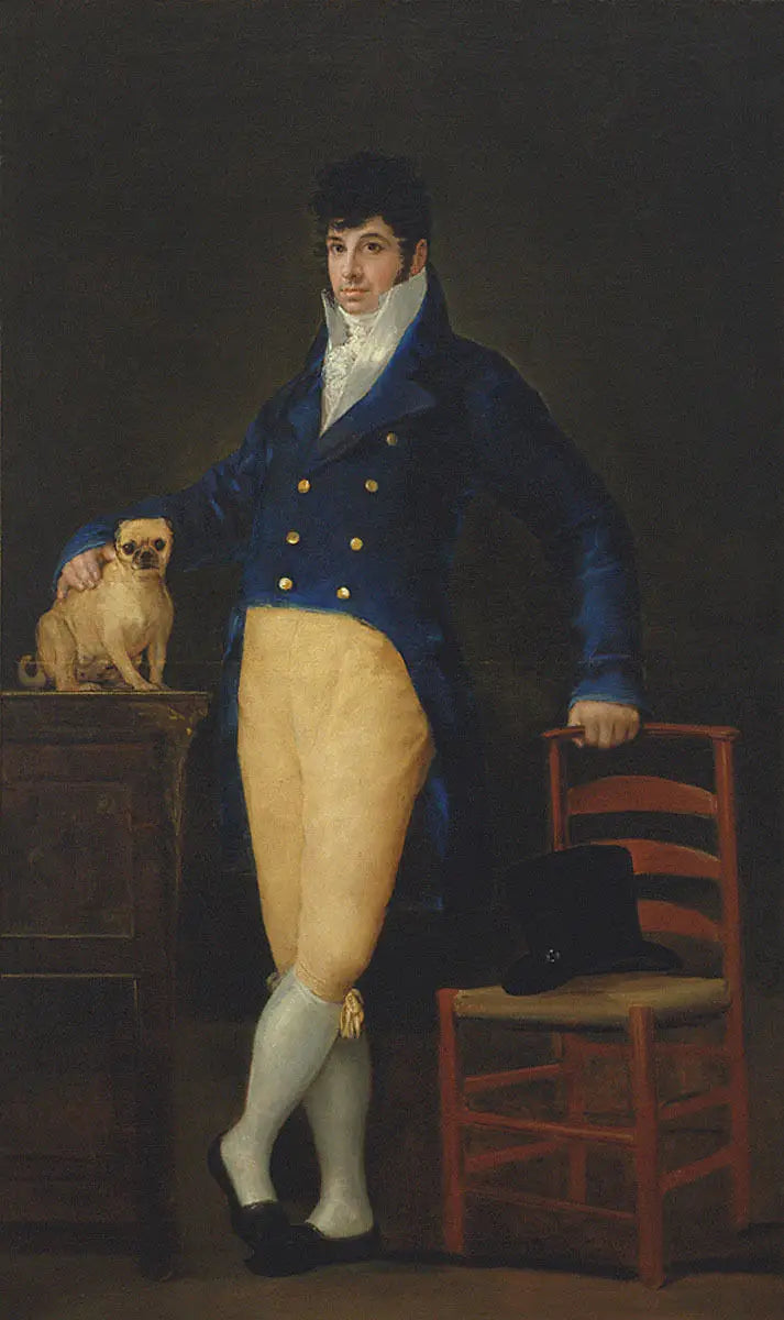 Portret van Manuel García de la Prada - Francisco de Goya