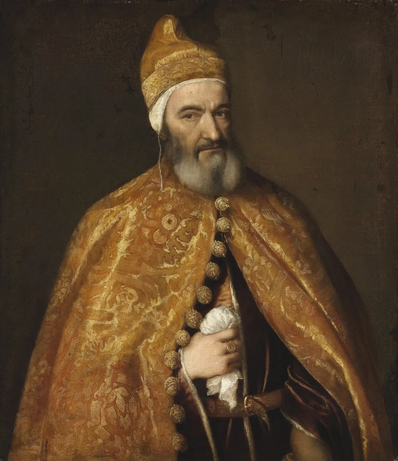 Portret van Marcantonio Trevisan, Doge van Venetië - Titian
