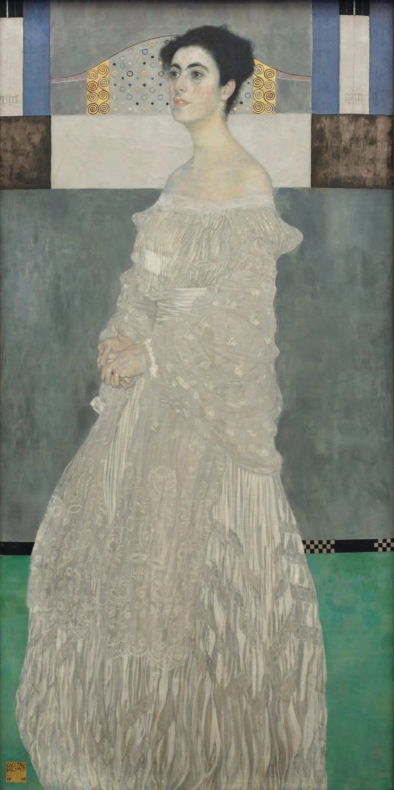 Portret van Margarethe Stonborough-Wittgenstein - Gustav Klimt